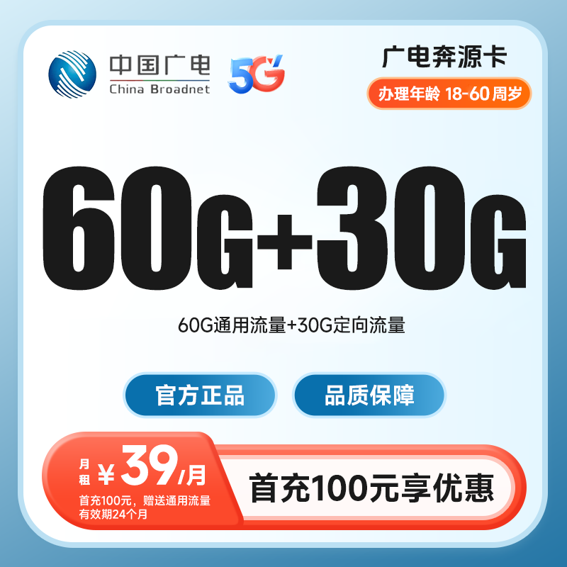 广电奔源卡（发全国）